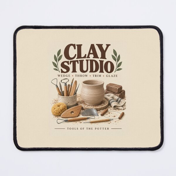 Item preview, Clay Studio Tools | Vintage Pottery & Ceramic Artist Wall Art designed and sold by astersgraphics.