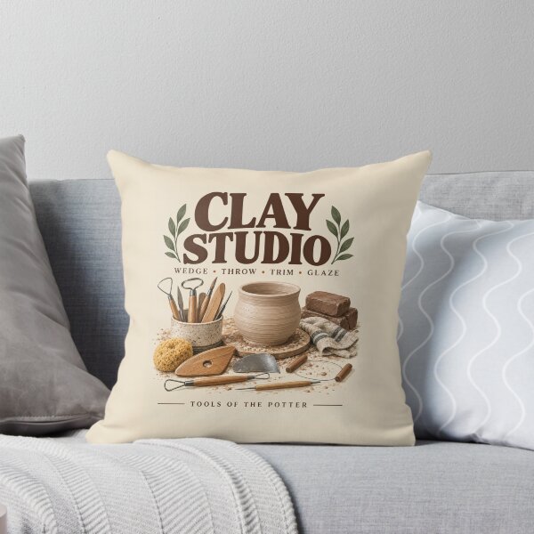 Item preview, Clay Studio Tools | Vintage Pottery & Ceramic Artist Wall Art designed and sold by astersgraphics.