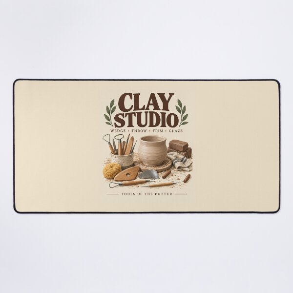 Item preview, Clay Studio Tools | Vintage Pottery & Ceramic Artist Wall Art designed and sold by astersgraphics.