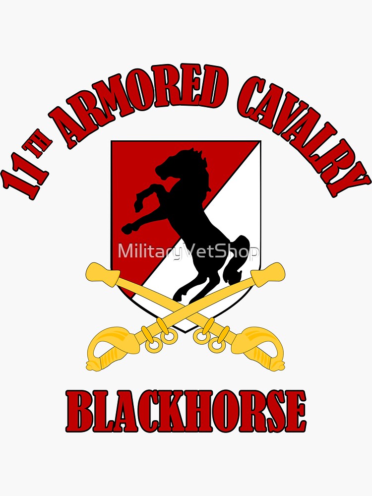 11th Armored Cavalry - Blackhorse by MilitaryVetShop