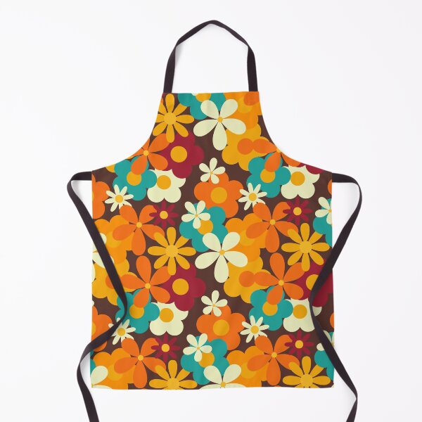 Item preview, Retro 70s Flower Power Seamless Floral Pattern designed and sold by ClaudiaFlores.