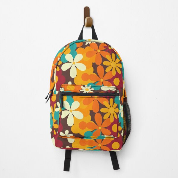 Item preview, Retro 70s Flower Power Seamless Floral Pattern designed and sold by ClaudiaFlores.