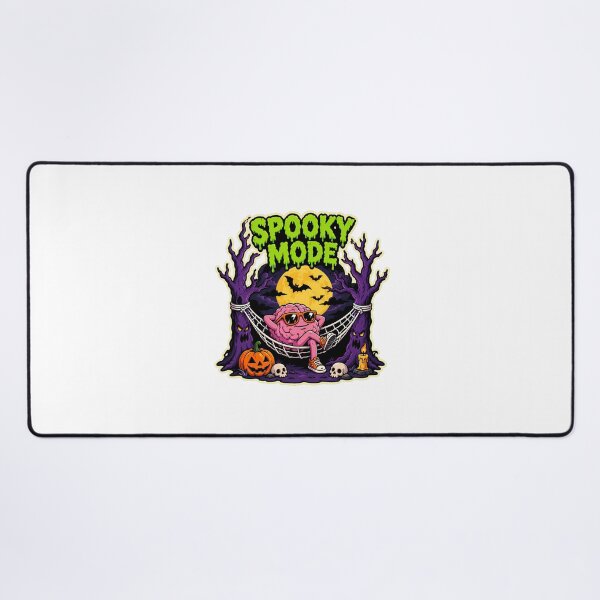 Item preview, Spooky Halloween Brain Relaxing in Hammock designed and sold by chattsuede.