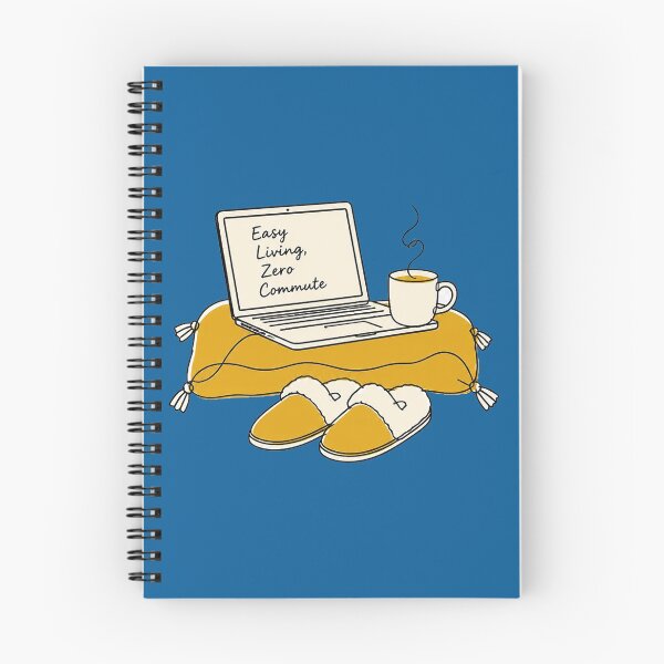 Item preview, Easy Living Zero Commute Funny Remote Work Shirt Design designed and sold by Mahilis.