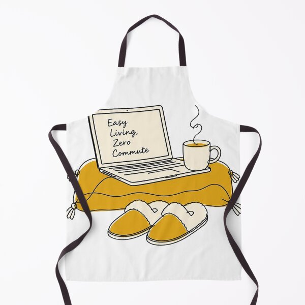 Item preview, Easy Living Zero Commute Funny Remote Work Shirt Design designed and sold by Mahilis.