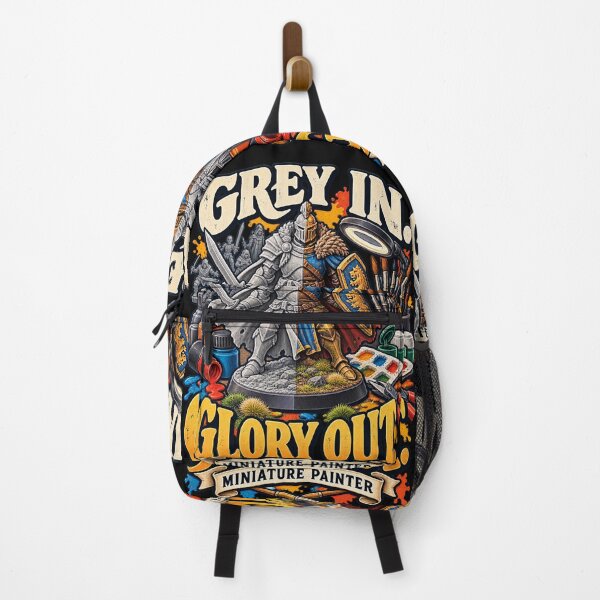Item preview, Grey In Glory Out - Funny Miniature Painter Gift designed and sold by MOTIFOLK.
