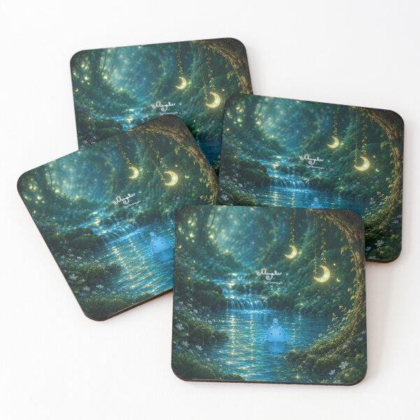 Item preview, ✫ Little Water Spirit in the Moonlit Mergle Forest ✫ designed and sold by ✫ Mergle ✫.