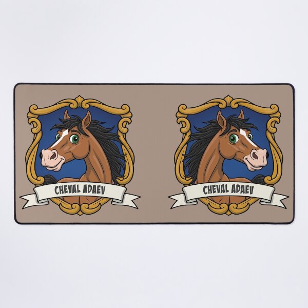 Item preview, The caricature of the Abyssinian horse in a coat of arms designed and sold by Cheval-de-coeur.