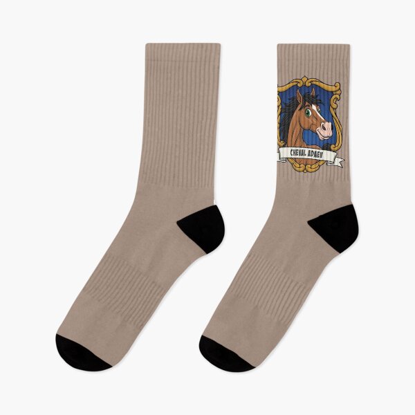 Item preview, The caricature of the Abyssinian horse in a coat of arms designed and sold by Cheval-de-coeur.