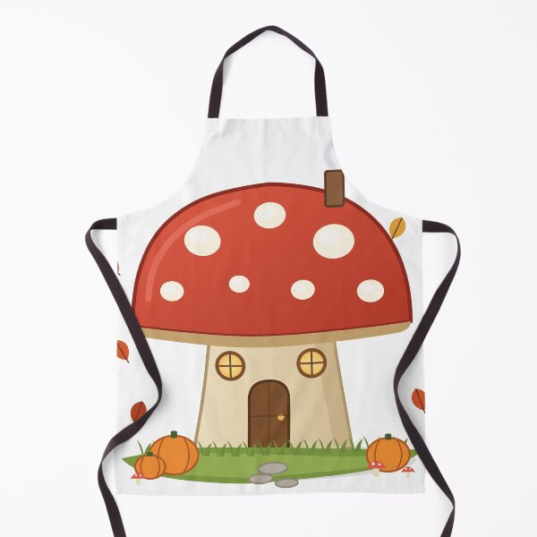 Item preview, Autumn Mushroom Cottage - Cute Cottagecore Fall Fairy House designed and sold by Mooncap Studio.