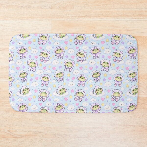 Item preview, Kawaii Frog Cloud Hoodie Pattern designed and sold by Soft Berry Studio.