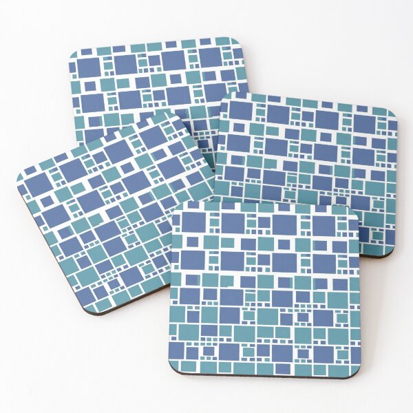 Item preview, Repeating Green and Blue Pattern designed and sold by P2Genies.