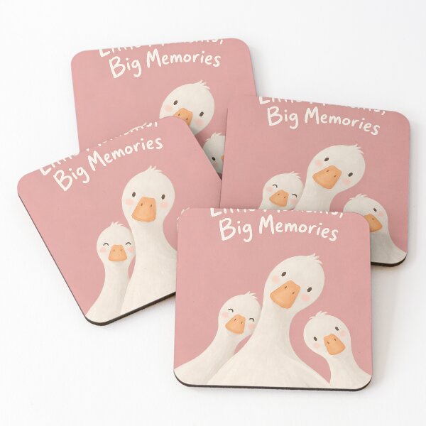 Item preview, Little Moments Big Memories – Cute Goose Family Illustration designed and sold by zisad.