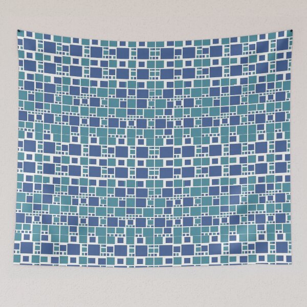 Item preview, Repeating Green and Blue Pattern designed and sold by P2Genies.