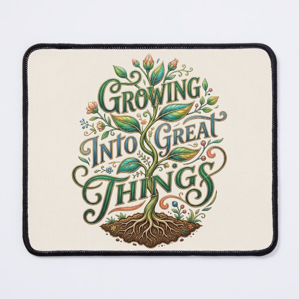 Item preview, Growing Into Great Things – An encouraging saying for children and families designed and sold by Girih.