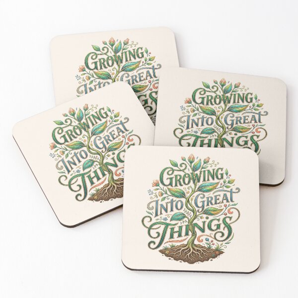Item preview, Growing Into Great Things – An encouraging saying for children and families designed and sold by Girih.