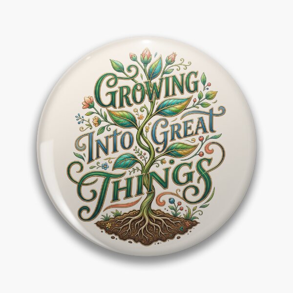 Item preview, Growing Into Great Things – An encouraging saying for children and families designed and sold by Girih.