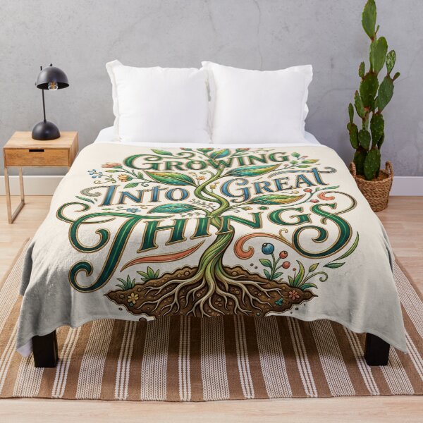 Item preview, Growing Into Great Things – An encouraging saying for children and families designed and sold by Girih.