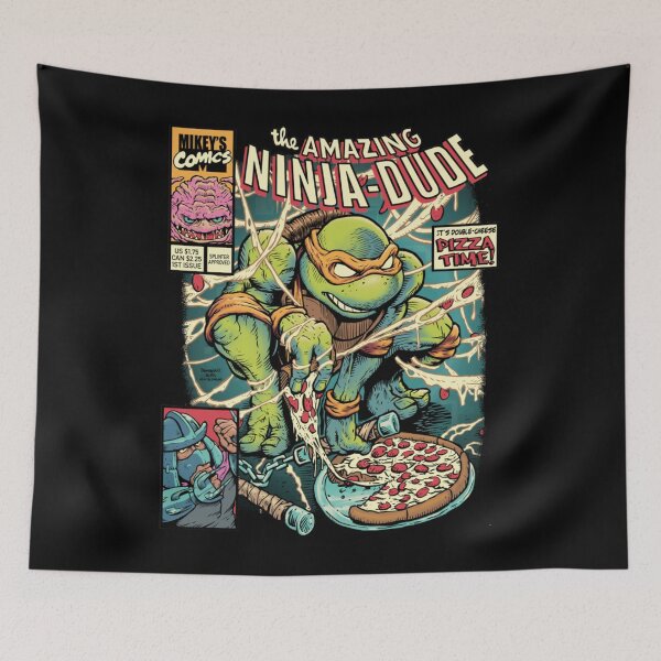 Item preview, Amazing Ninja Dude Pizza designed and sold by ruffinathisarts.