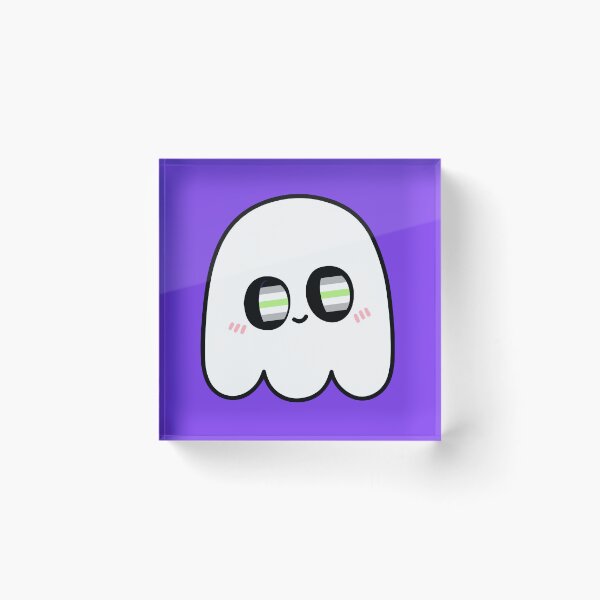 Item preview, Kawaii Agender Ghost – LGBTQ Halloween designed and sold by Cannaxes Studio.