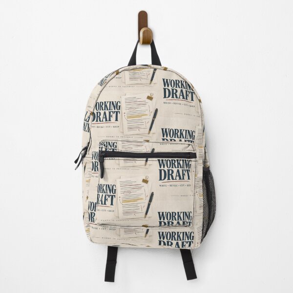 Item preview, Working Draft | Writer Editor Literary Wall Art designed and sold by astersgraphics.