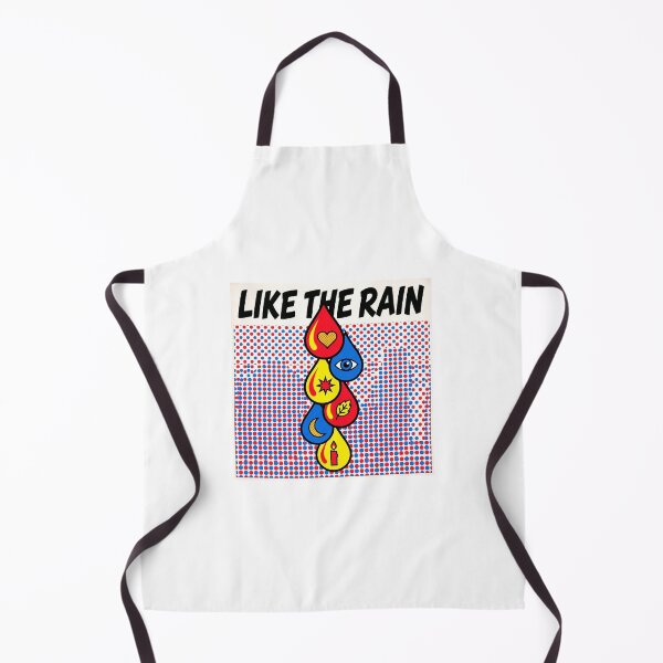 Item preview, Like the Rain Pop Art Raindrop Stack Comic Sticker Design designed and sold by ZoomTaDesign.