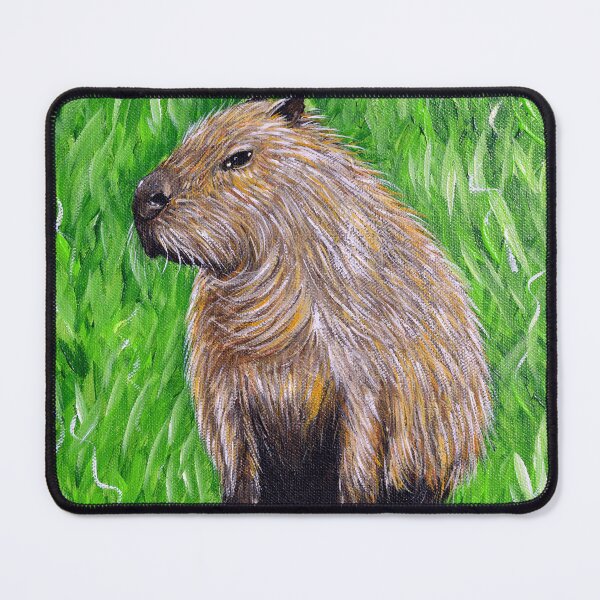 Item preview, Capybara Painting designed and sold by Art by Kirsten Sneath.