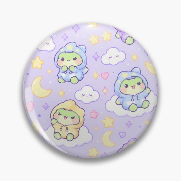 Item preview, Kawaii Frog Star Hoodie Pattern designed and sold by Soft Berry Studio.