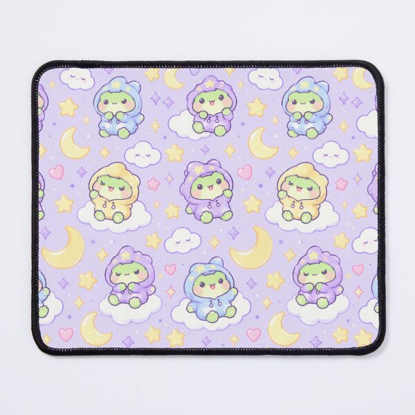 Item preview, Kawaii Frog Star Hoodie Pattern designed and sold by Soft Berry Studio.