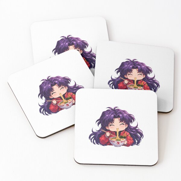 Item preview, Neon Genesis Misato Katsuragi - Chibi Ramen Kawaii designed and sold by JohnaDickerson.