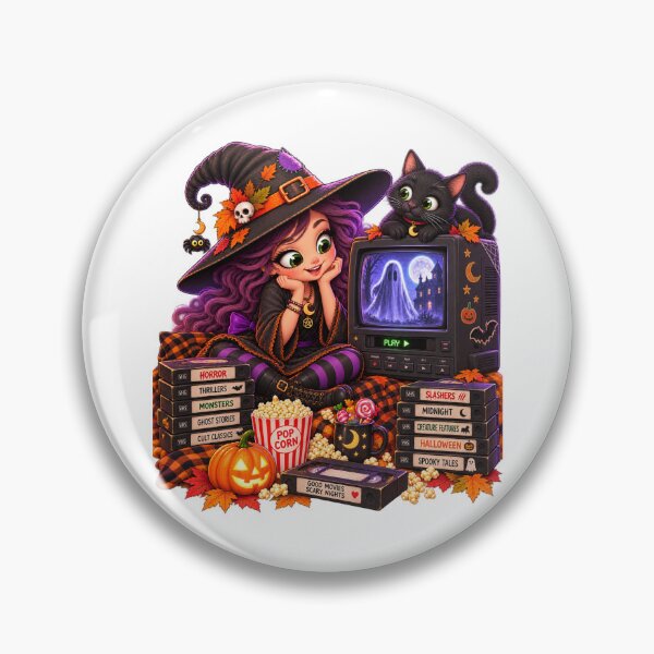 Item preview, Bewitched Movie Night – Retro VHS Witch designed and sold by The Cutting Room.