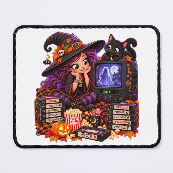 Item preview, Bewitched Movie Night – Retro VHS Witch designed and sold by The Cutting Room.