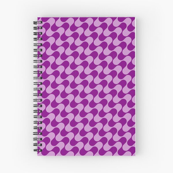 Item preview, Groovy Mod Waves – Abstract Mid-Century Ombre Pattern | Purple designed and sold by Frohyou.