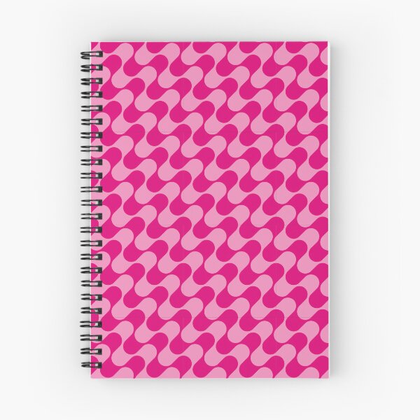 Item preview, Groovy Mod Waves – Abstract Mid-Century Ombre Pattern | Pink designed and sold by Frohyou.