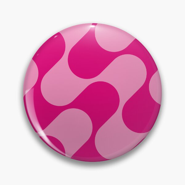 Item preview, Groovy Mod Waves – Abstract Mid-Century Ombre Pattern | Pink designed and sold by Frohyou.