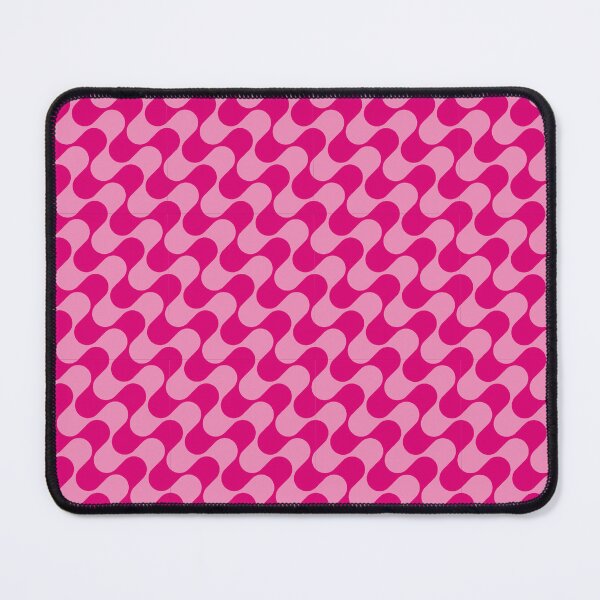 Item preview, Groovy Mod Waves – Abstract Mid-Century Ombre Pattern | Pink designed and sold by Frohyou.