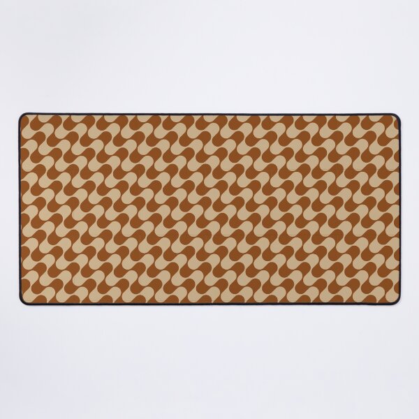 Item preview, Groovy Mod Waves – Abstract Mid-Century Ombre Pattern | Brown designed and sold by Frohyou.