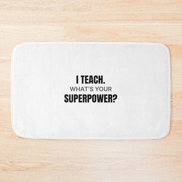 Item preview, I Teach Whats Your Superpower Funny Teacher Coffee Mug Gift designed and sold by its.shivang.