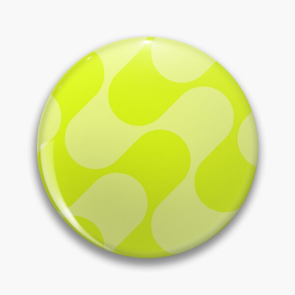 Item preview, Groovy Mod Waves – Abstract Mid-Century Ombre Pattern | Chartreuse designed and sold by Frohyou.