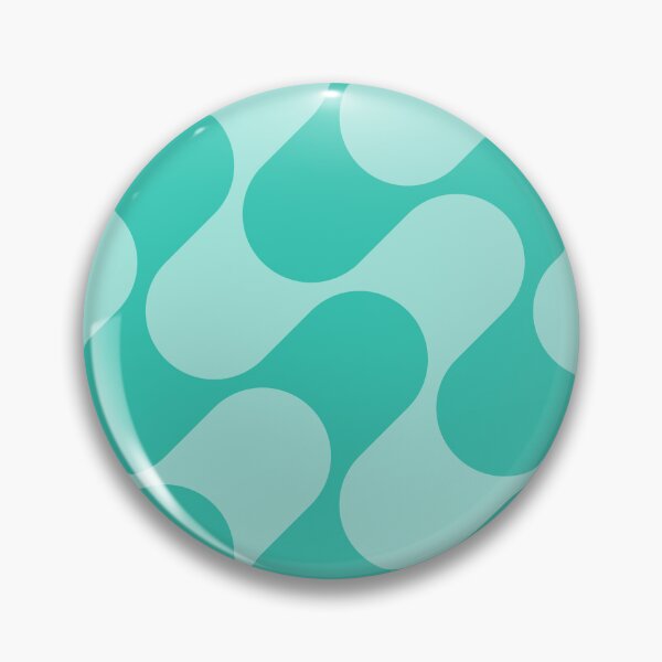 Item preview, Groovy Mod Waves – Abstract Mid-Century Ombre Pattern | Teal designed and sold by Frohyou.