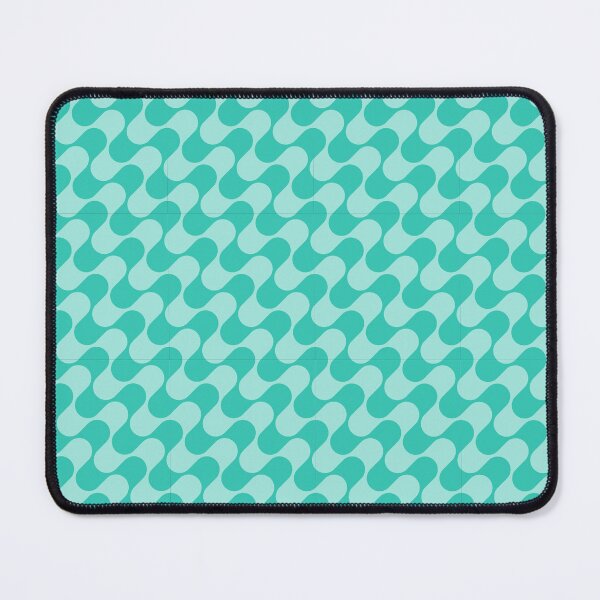 Item preview, Groovy Mod Waves – Abstract Mid-Century Ombre Pattern | Teal designed and sold by Frohyou.
