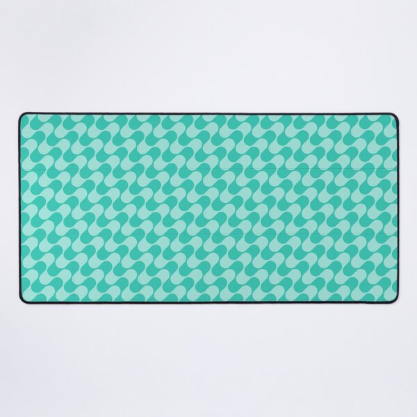 Item preview, Groovy Mod Waves – Abstract Mid-Century Ombre Pattern | Teal designed and sold by Frohyou.