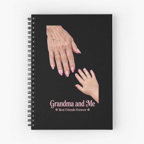 Item preview, Grandma and Me Pink Bow Nails Art Print designed and sold by HoMya.