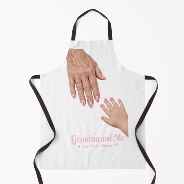 Item preview, Grandma and Me Pink Bow Nails Art Print designed and sold by HoMya.
