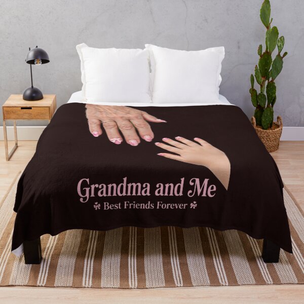 Item preview, Grandma and Me Pink Bow Nails Art Print designed and sold by HoMya.