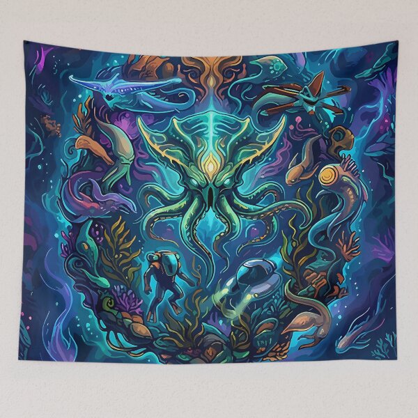 Item preview, Underwater Cosmic Encounter designed and sold by haroldchoffm.