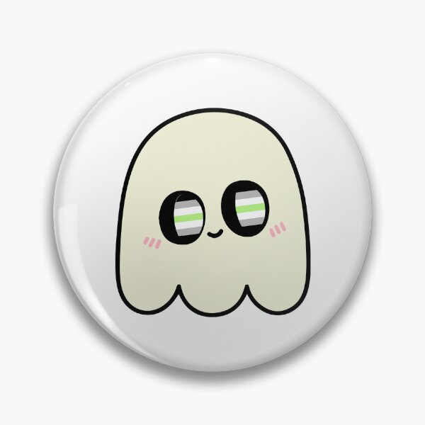 Item preview, Agender Ghost – Kawaii LGBTQ Pride Halloween designed and sold by Cannaxes Studio.