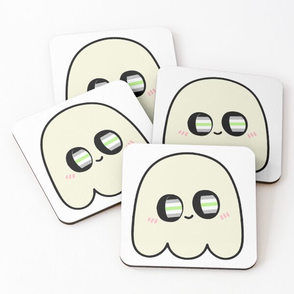 Item preview, Agender Ghost – Kawaii LGBTQ Pride Halloween designed and sold by Cannaxes Studio.