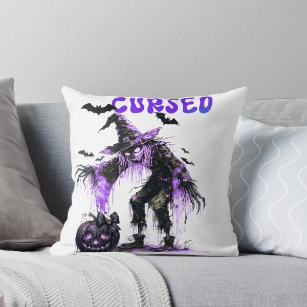 Item preview, Cursed Scarecrow with Bats and Pumpkin designed and sold by Szpaku desart .