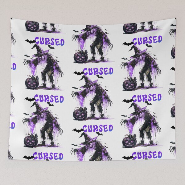 Item preview, Cursed Scarecrow with Bats and Pumpkin designed and sold by Szpaku desart .